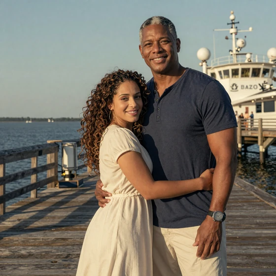 Jenna and Marcus, army dating site success story couple at Fort Liberty homecoming